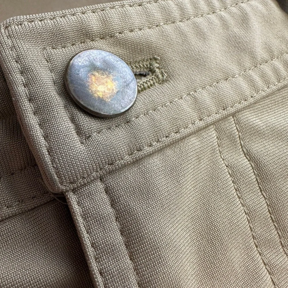 Lululemon Khaki Kahuna Commission Golf Shorts Stretch Casual Mens Size 32‎